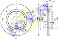 78BD3550-2_диск тормозной передний!\ Renault Clio/Megane/R19 1.4-1.9TDi 90>