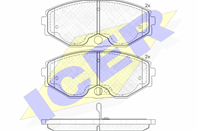 181568_колодки дисковые п.! \ Nissan Maxima QX 2.0-3.0i 00-03