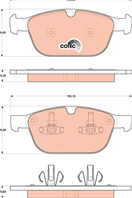 Gdb1821_=1397 00 [30793943] !колодки дисковые п. volvo xc60 3.0/3.2/2.4d 05/08&gt