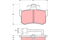 GDB486_ 251 01 FDB463 !колодки дисковые з. Rover