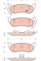 GDB4139_=P37009 [5083882AC] !колодки дисковые з. Jeep Cherokee/Wrangler II 2.4-