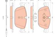 GDB1889_!колодки дисковые п. Citroen C5/C6  Peugeot 407/508 1.6/3.0/2.2HDi/3.0H