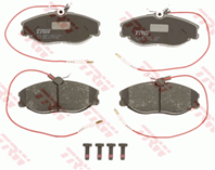 [GDB1194] TRW Колодки тормозные передние комплект на ось