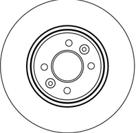 Df4110_=203919v [7700426389] !диск торм. пер. renault clio/megane/laguna 1.6-2.0/1.9d 96&gt