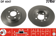 Деталь brake discs (twin)