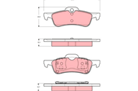 Колодки тормозные MINI ONE/COOPER/COOPER S/WORKS 01- задние