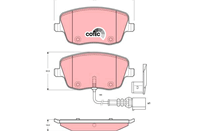 Gdb1472_=775 01=775 00 !колодки дисковые п. skoda fabia 2.0i 16v 01&gt с датчиком