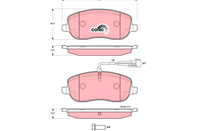 Gdb1636_=879 31 !колодки дисковые п. fiat croma 1.9jtd/2.4jtd 16v 05&gt