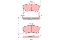 GDB1197_=582 00=FO637981 !колодки дисковые п.Mitsubishi Carisma 1.6/1.8/GDi/1.9