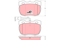 GDB1093_=267 11=FDB520 !колодки дисковые п.Land Rover Discovery 2.0i-3.9i 94-98