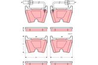 GDB1507_ 896 02 FDB1664 !колодки дисковые п. VW P