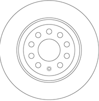 Диск тормозной AUDI: TT 14- VW: GOLF SPORTSVAN 1