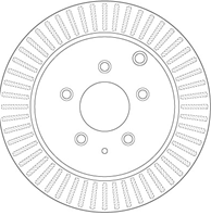 Df6385_диск тормозной задний! mazda cx-7 2.3-2.5 06&gt