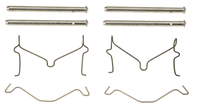 Комплект монтажный дискового тормоза | перед |