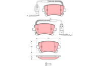 Gdb1508_=897 02 !колодки дисковые з. vw phaeton 6.0/5.0tdi  audi a6 4.2 02&gt