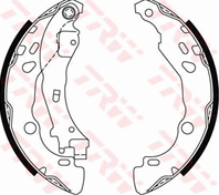 Барабанные тормозные колодки GS8474 от производителя TRW