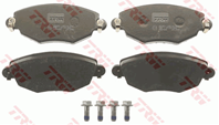 [GDB1434] TRW Колодки тормозные TRW Ford Mondeo 00&gt07/Jaguar X-Type 01&gt  передние [GDB1434] комплек...