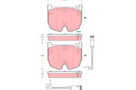 Gdb1599_=992 02 !колодки дисковые п. mb w211/s211/r230/r199 3.2/5.5/6.0 02&gt