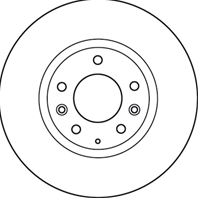 Df4974s_диск тормозной передний! mazda 6 1.8/2.0/