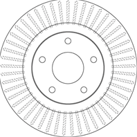 TRW DF6533 Диск тормозной NISSAN JUKE 1.6 (190/200л.с.) 10- передний D=296мм.