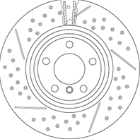 Two-piece brake disk
