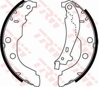 Барабанные тормозные колодки GS8617 от производителя TRW
