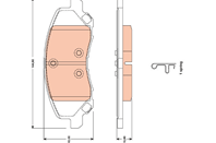 GDB4141_[05191244AA] !колодки дисковые п. Dodge Caliber  Jeep Compass 1.8i/2.0/