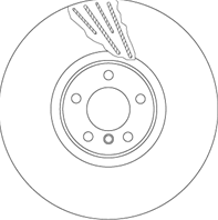 Диск тормозной BMW X5 E70/F15/F85/ X6 E71/F16/F86 передний прав. вент.D=385мм