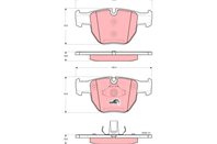 Gdb1526 колодки тормозные дисковые land rover range rover-iii trw