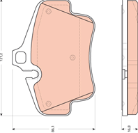 GDB1758_=773 30 [99735294800] !колодки дисковые з. Porsche 911/Boxter 3.2/3.4 0