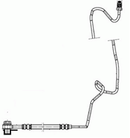 PHD942_шланг тормозной задний правый! L 233 Audi