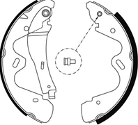 Барабанные тормозные колодки GS8483 от компании TRW