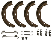 Колодки торм стоян к-т задн MB W204