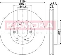 Диск тормозной HONDA ACCORD VII 03->