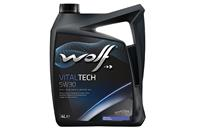 Масло моторное WOLF VITALTECH 5W30 4L СИНТЕТИКА ACEA A3/B4-10 MB 229.3 OPEL GM-LL-B-025 VW 502 00 VW 505 00