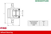 713 6673 30 =r187.01=67/33 !к-кт подшипника ступ. пер. smart sity/cabrio 0.6/0.7/0.8cdi 98-04