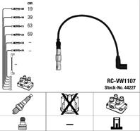 Rc-vw1107 (44227) vw golf iv 2.0i 98- к-т проводов