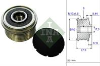 INA 535 0246 10 Муфта свободного хода MAZDA/NISSAN/MITSUBISHI/PEUGEOT