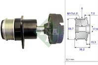 535 0157 10_шкив генератора! Ford Focus 1.8D 01&gt/Transit 1.8D 02&gt