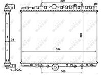 Радиатор PSA C5  406 АКПП 99 -04