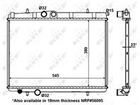 Радиатор PEUGEOT 307 1.4/1.6/2.0 МКПП