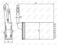 Радиатор печки citroen ax 1.0 e  re  ten  tge  tre