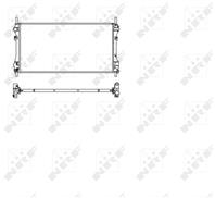 Радиатор FO Transit 2.0D (+AC) 00-06