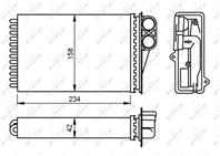 Радиатор отопителя салона peugeot 207 06-  207 cc 07-  207 sw 07- 