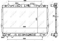 NRF 53471_радиатор системы охлаждения! Hyundai Co