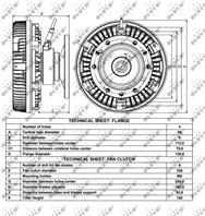 Вискомуфта вентилятора volvo