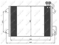 NRF 35340_радиатор кондиционера ! Renault Megane/