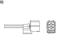 Кислородный датчик (zirconium) oza333-h26 0299