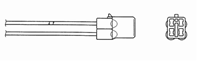 Кислородный датчик (zirconium) oza726-ee9 90019