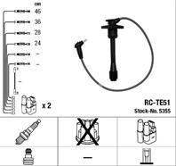 NGK 5355 (RC-TE51) Провода выс. COROLLA 5EFE/4EFE